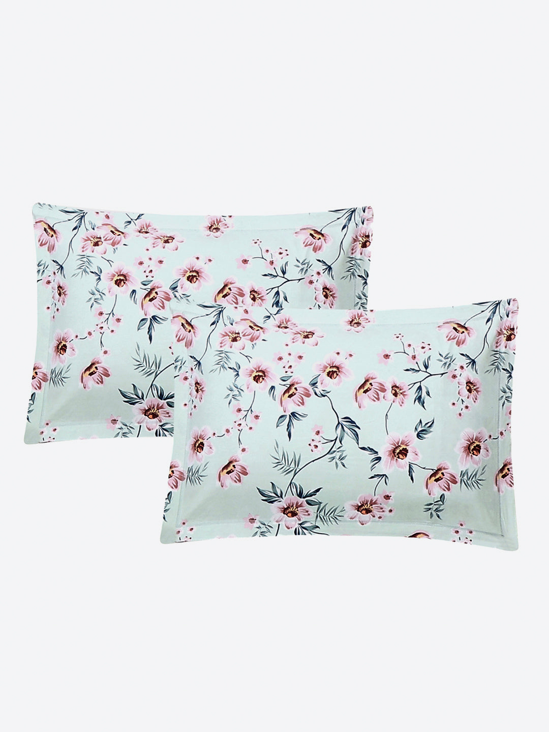 130 GSM Polyester Double Bed 1 Bedsheet with 2 Pillow Covers (Fashnik)