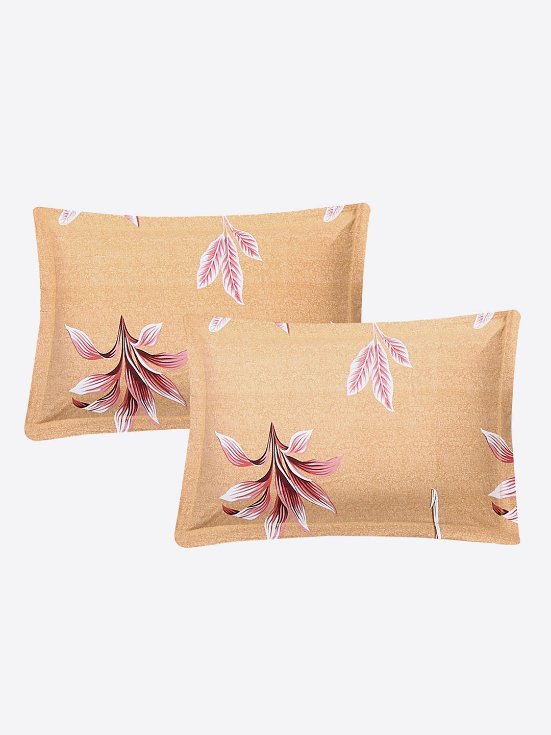 130 GSM Polyester Double Bed 1 Bedsheet with 2 Pillow Covers (Fashnik)