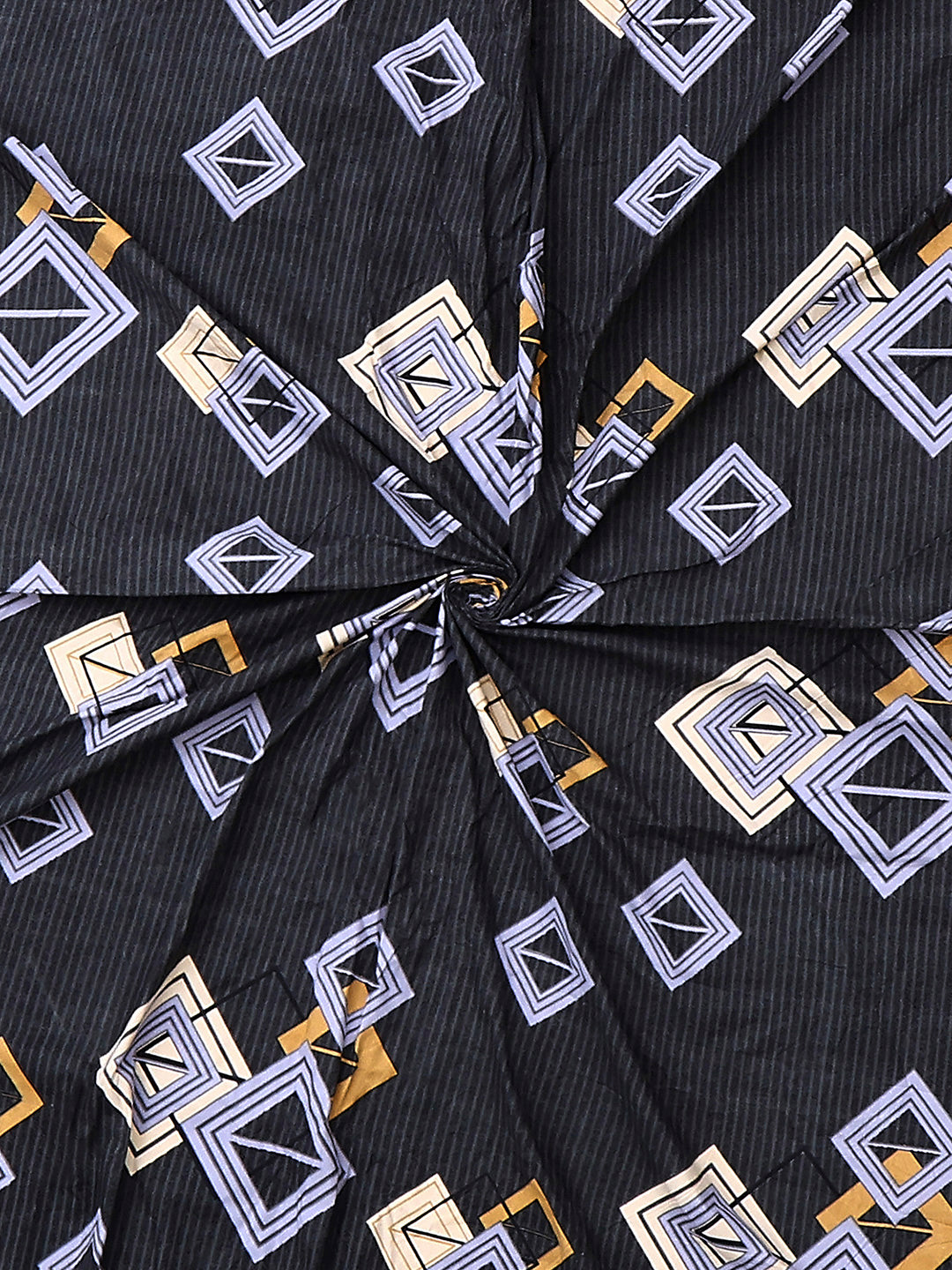 130 GSM Polyester Double Bed 1 Bedsheet with 2 Pillow Covers (Fashnik)