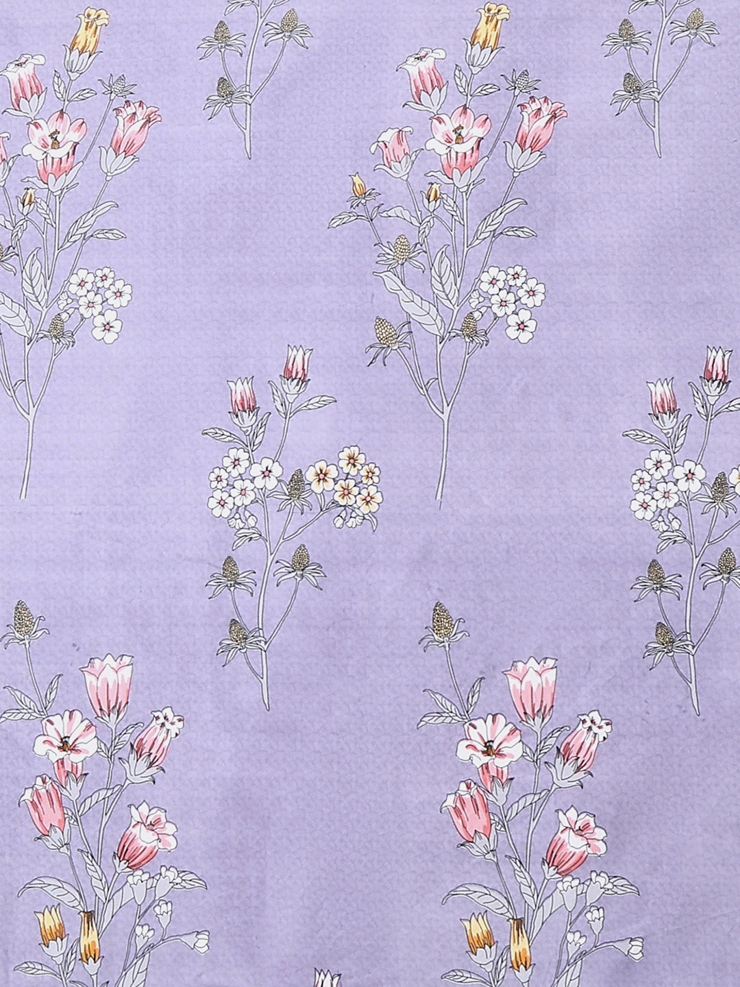 130 GSM Polyester Double Bed 1 Bedsheet with 2 Pillow Covers (Fashnik)