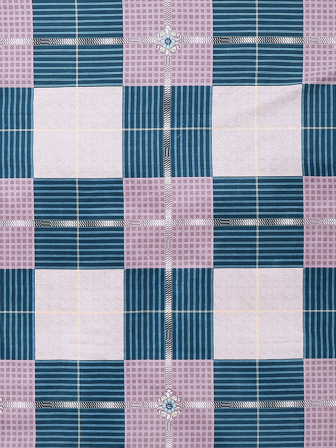 130 GSM Polyester Double Bed 1 Bedsheet with 2 Pillow Covers (Fashnik)