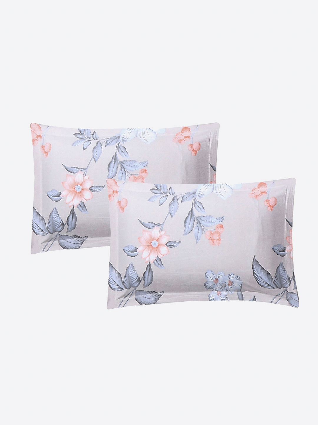 130 GSM Polyester Double Bed 1 Bedsheet with 2 Pillow Covers (Fashnik)