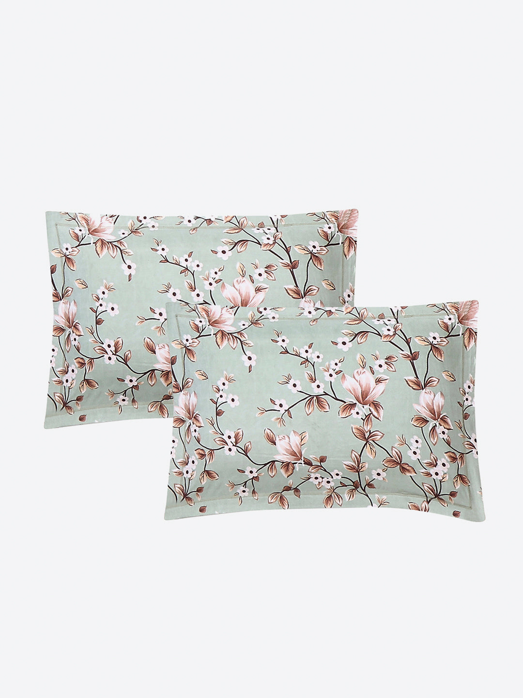 130 GSM Polyester Double Bed 1 Bedsheet with 2 Pillow Covers (Fashnik)