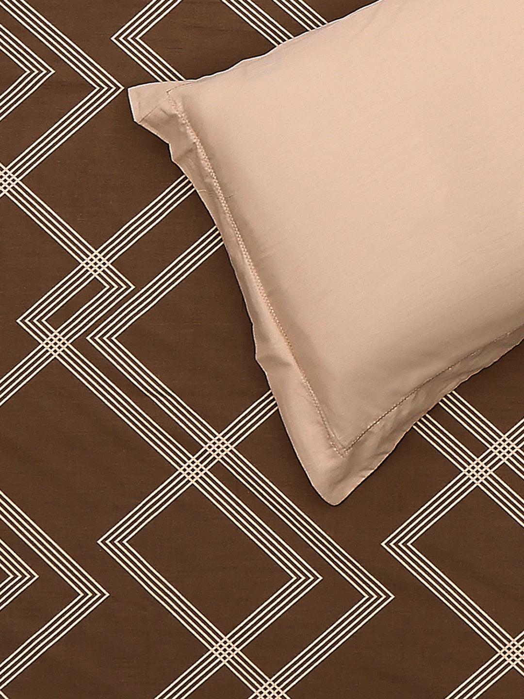 210 TC Cotton Double Bed 1 Bedsheet with 2 Pillow Covers (Ramona)