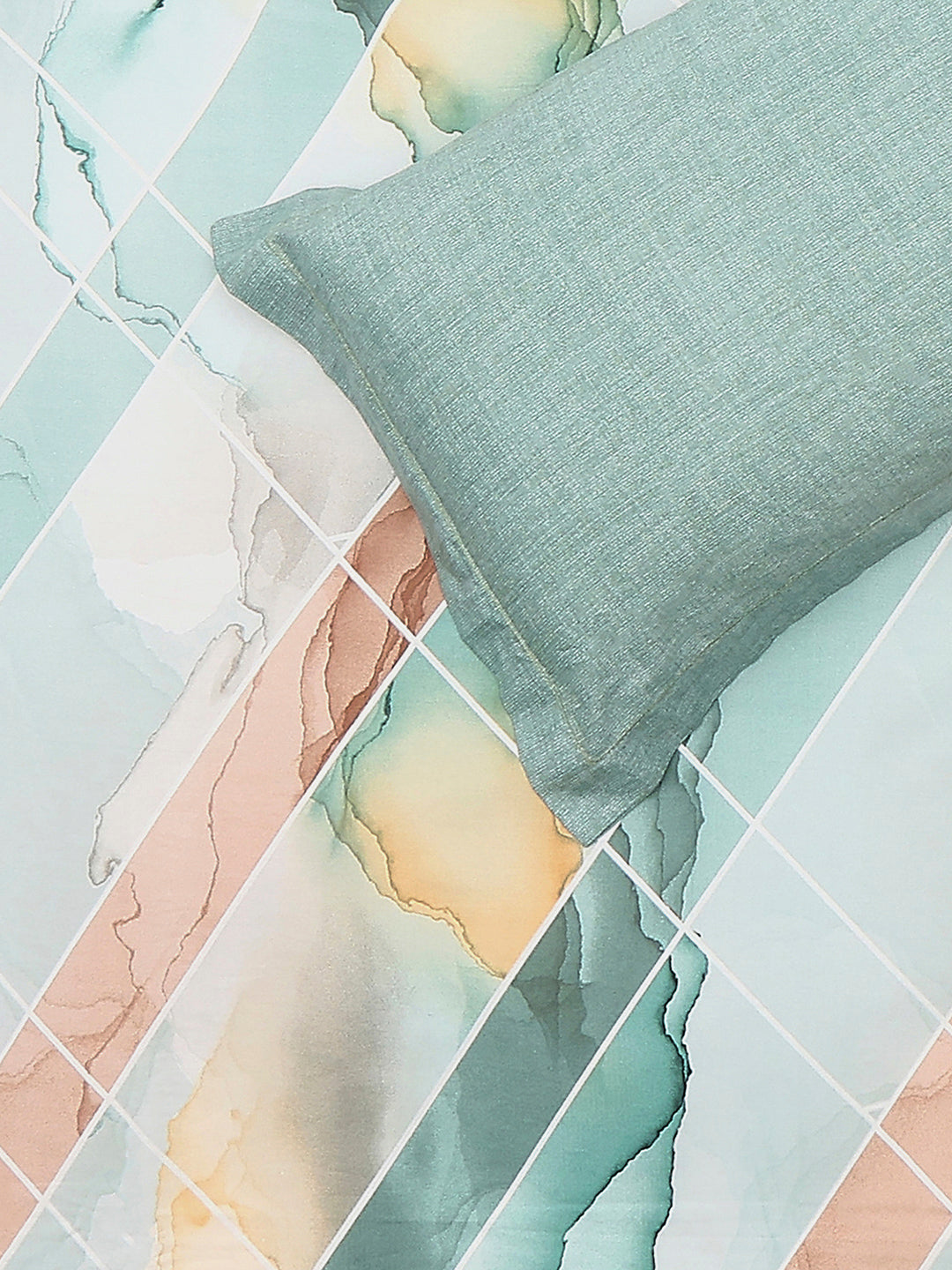 210 TC Cotton Double Bed 1 Bedsheet with 2 Pillow Covers (Ramona)