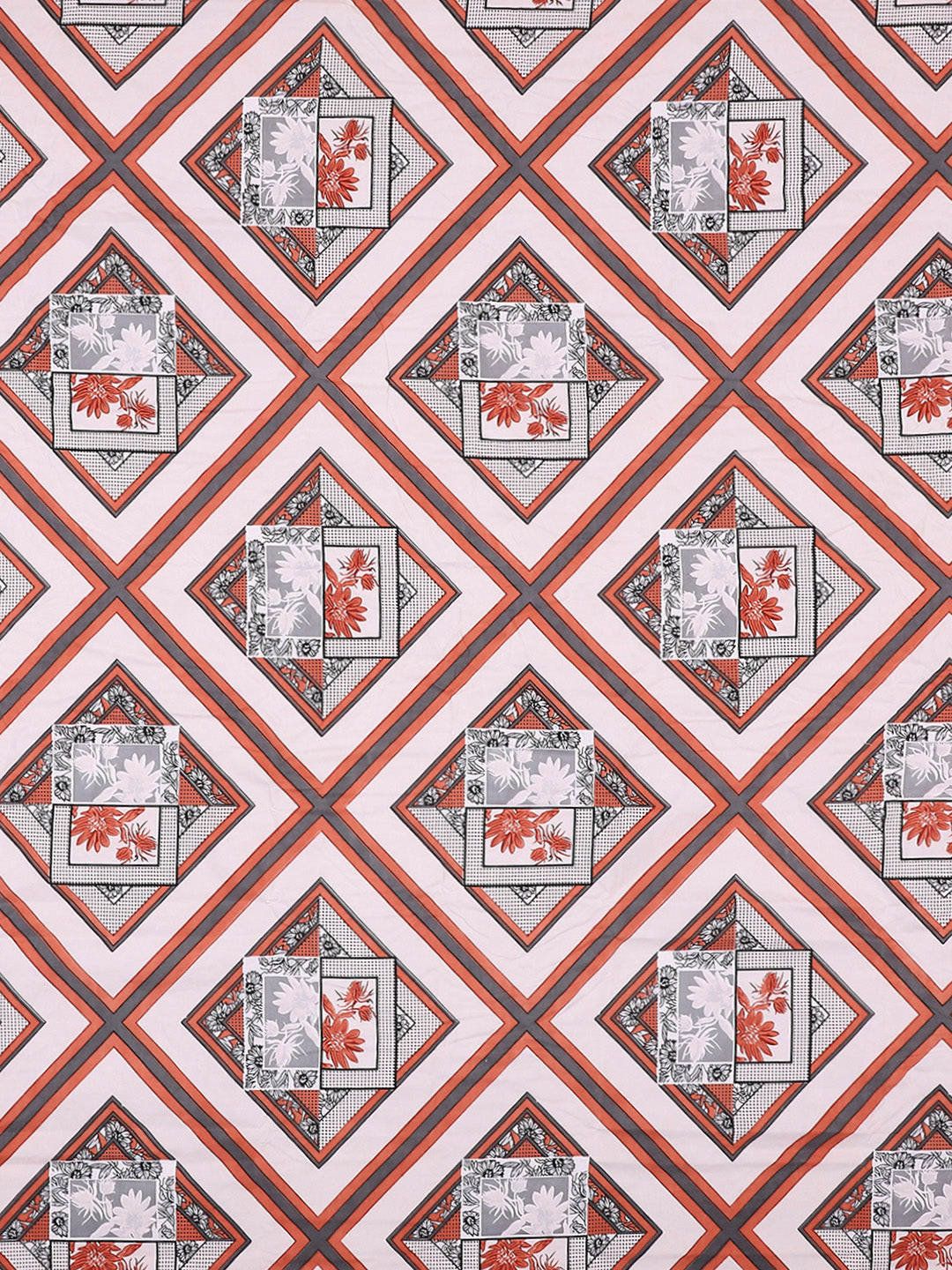 130 GSM Polyester King Size 1 Bedsheet with 2 Pillow Covers (Royal King)