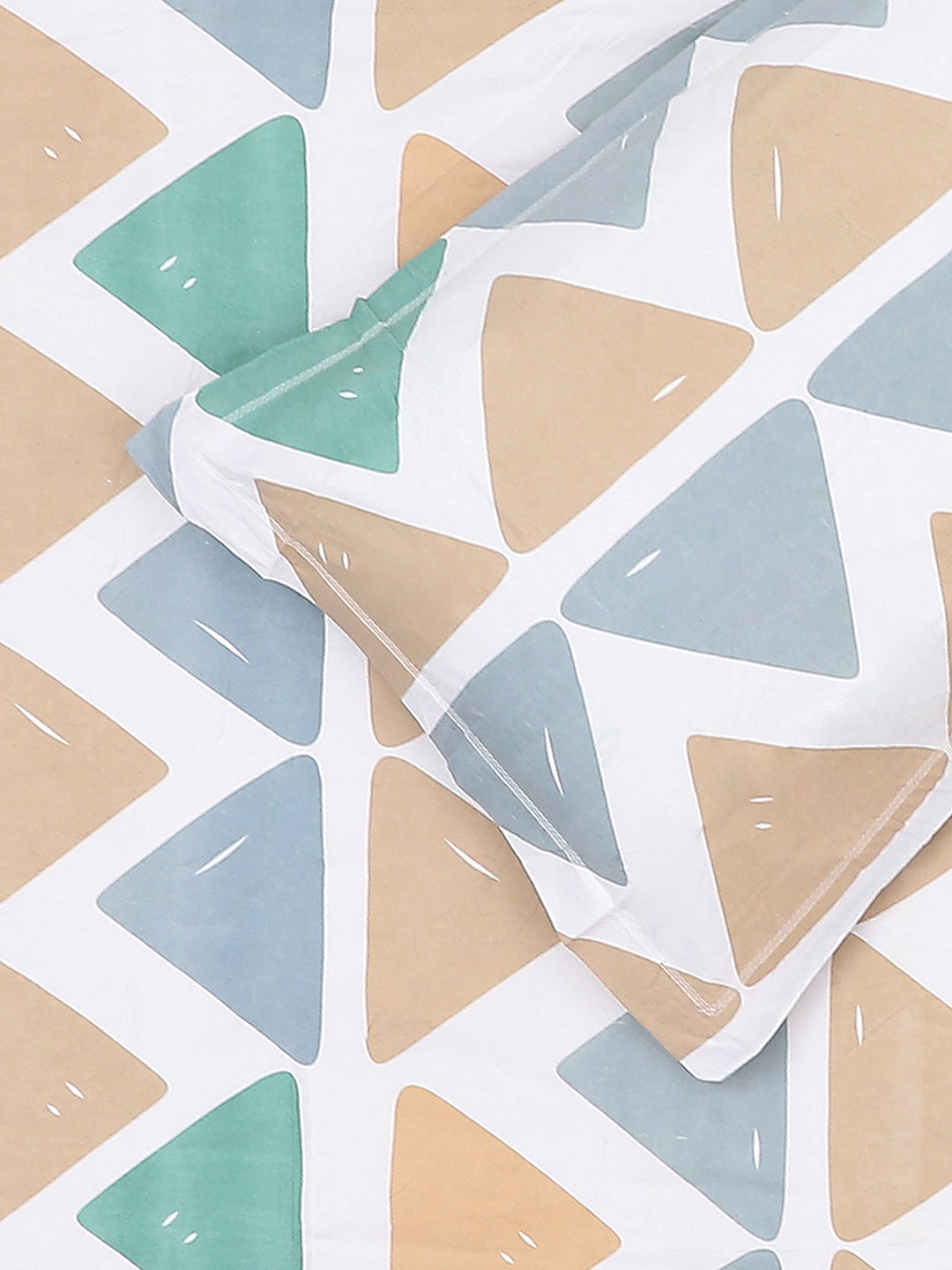 130 GSM Polyester King Size 1 Bedsheet with 2 Pillow Covers (Royal King)