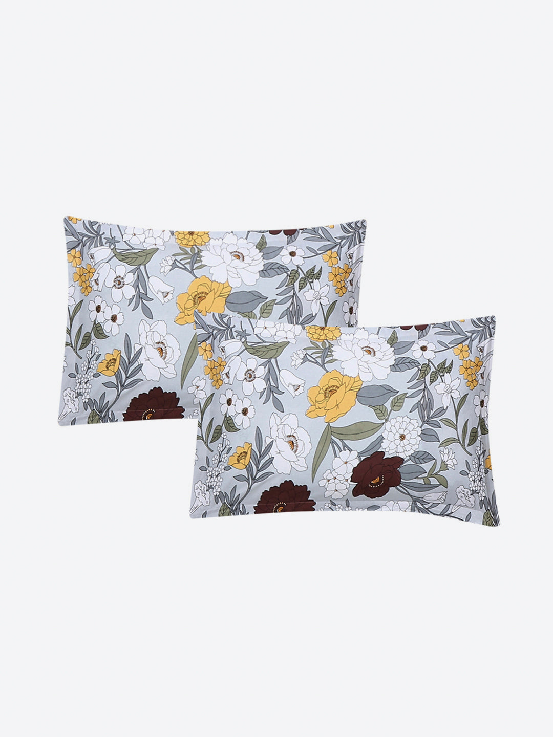 104 TC 100% Cotton Double Bed 1 Bedsheet with 2 Pillow Cover (Samriddhi)