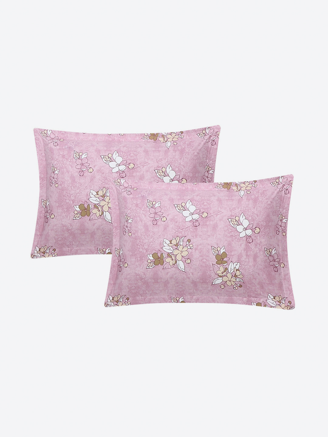 104 TC 100% Cotton Double Bed 1 Bedsheet with 2 Pillow Cover (Samriddhi)