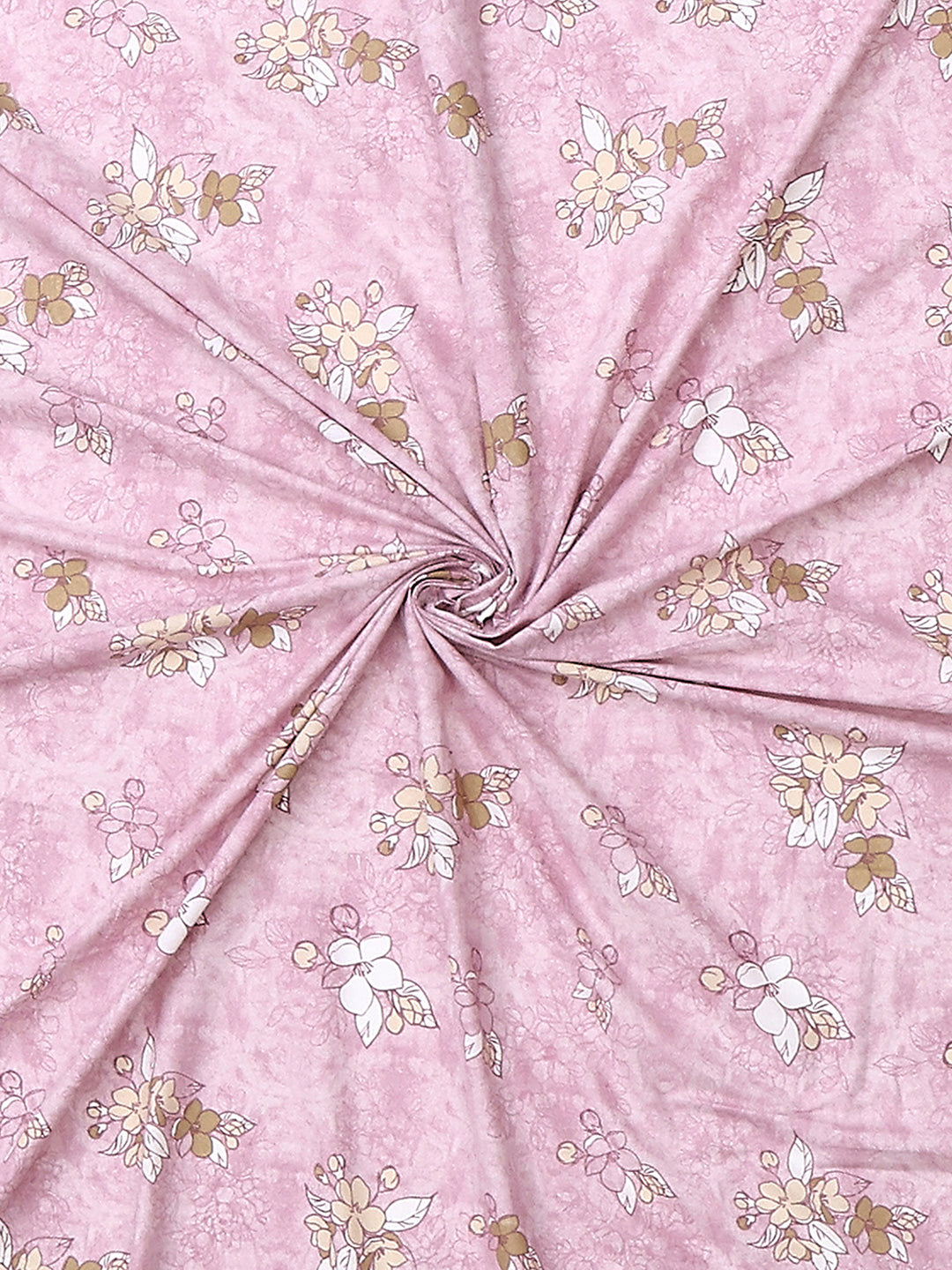 104 TC 100% Cotton Double Bed 1 Bedsheet with 2 Pillow Cover (Samriddhi)