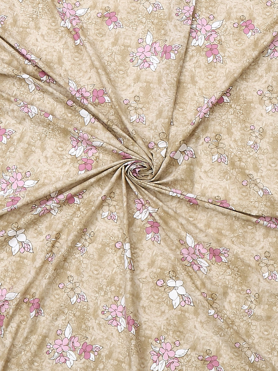 104 TC 100% Cotton Double Bed 1 Bedsheet with 2 Pillow Cover (Samriddhi)