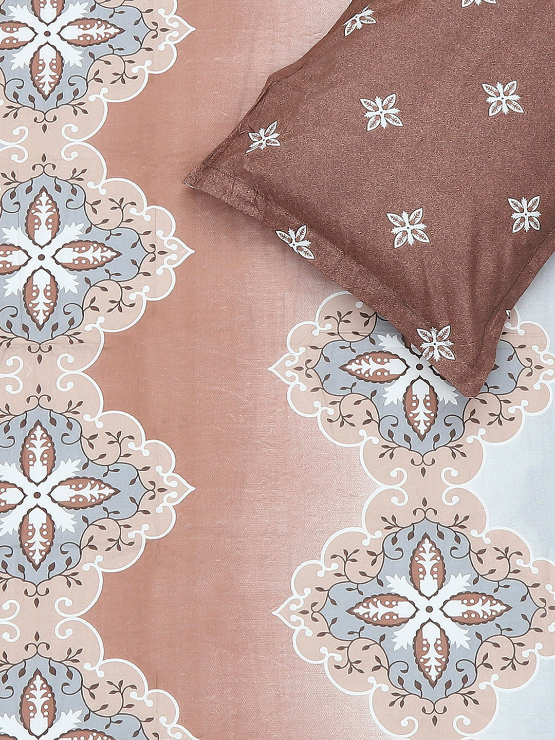 144 TC Cotton Single Bedsheet with 1 Pillow Cover (Solstice)