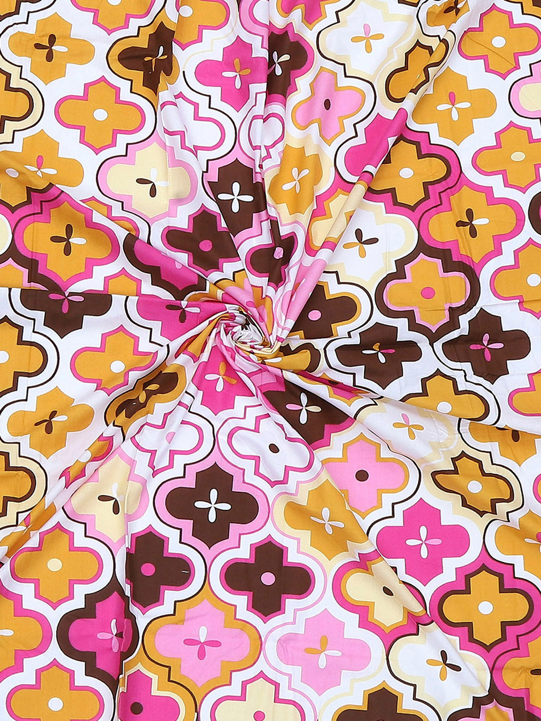 144 TC Cotton Single Bedsheet with 1 Pillow Cover (Solstice)