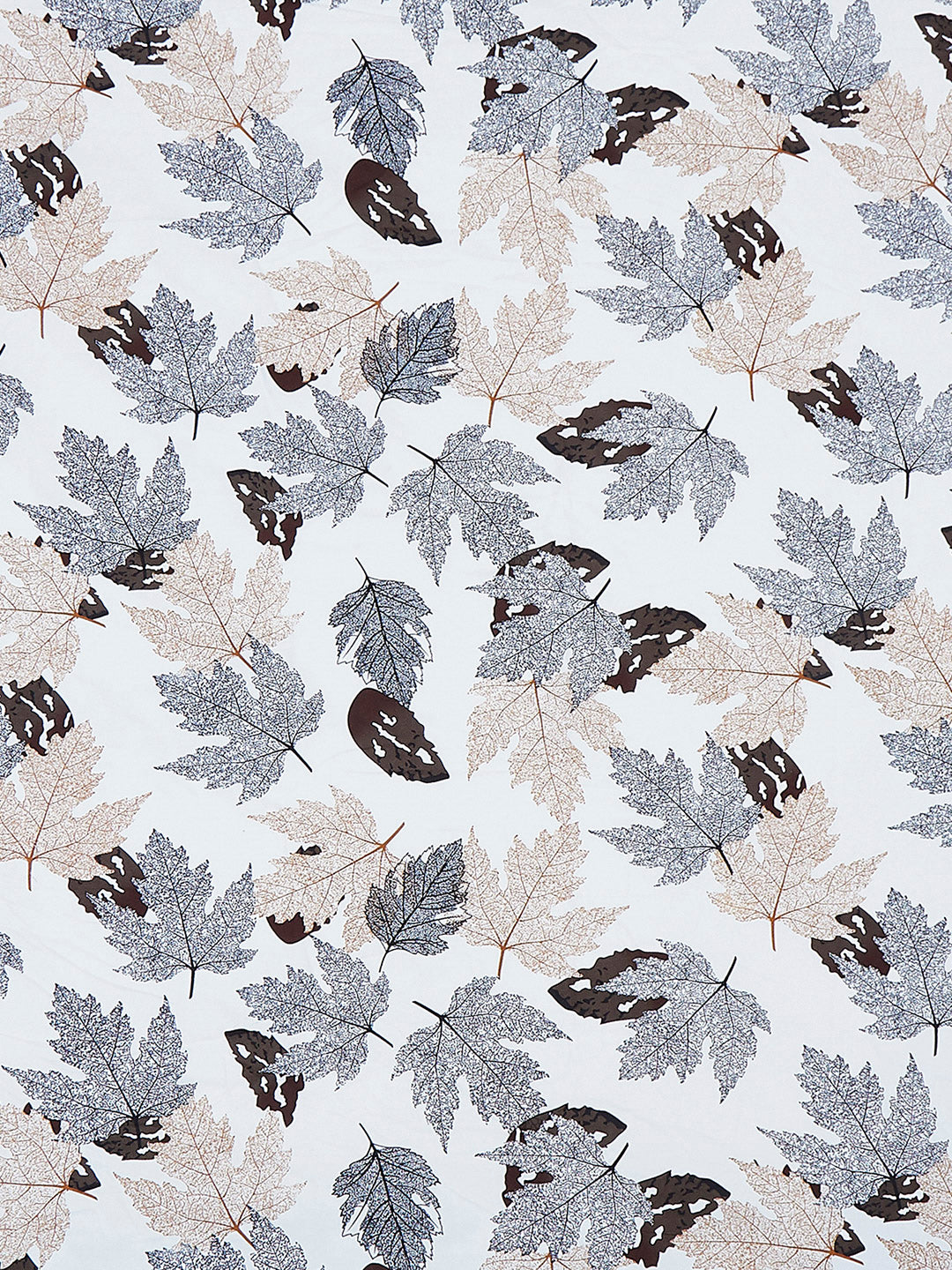 130 GSM Polyester King Size 1 Bedsheet with 2 Pillow Covers (Stanley)