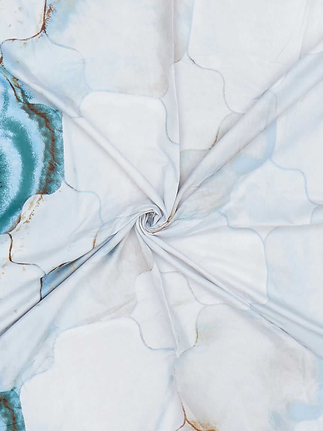 130 GSM Polyester King Size 1 Bedsheet with 2 Pillow Covers (Stanley)