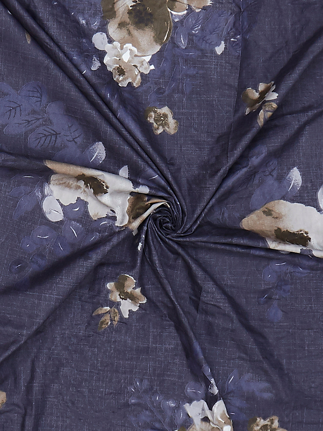 130 GSM Polyester King Size 1 Bedsheet with 2 Pillow Covers (Stanley)