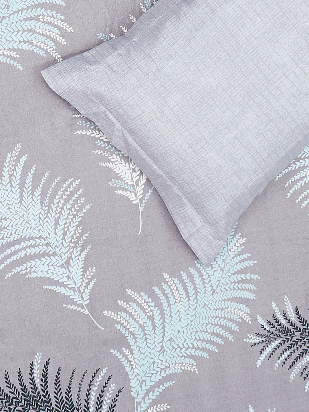 130 GSM Polyester King Size 1 Bedsheet with 2 Pillow Covers (Stanley)