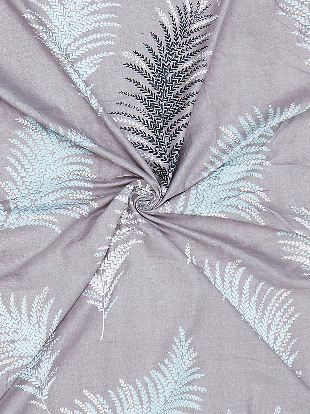 130 GSM Polyester King Size 1 Bedsheet with 2 Pillow Covers (Stanley)