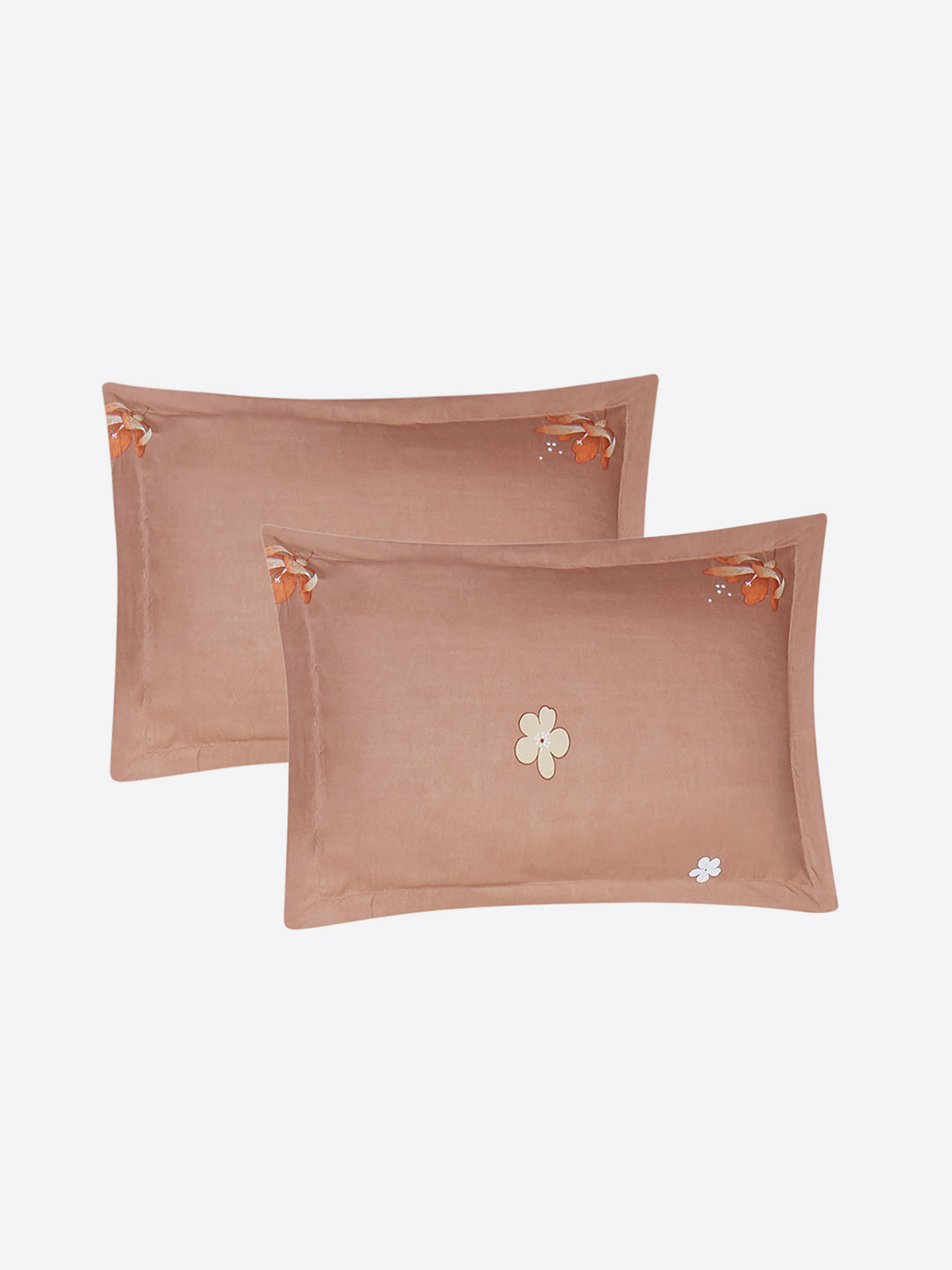 130 GSM Polyester King Size 1 Bedsheet with 2 Pillow Covers (Stanley)