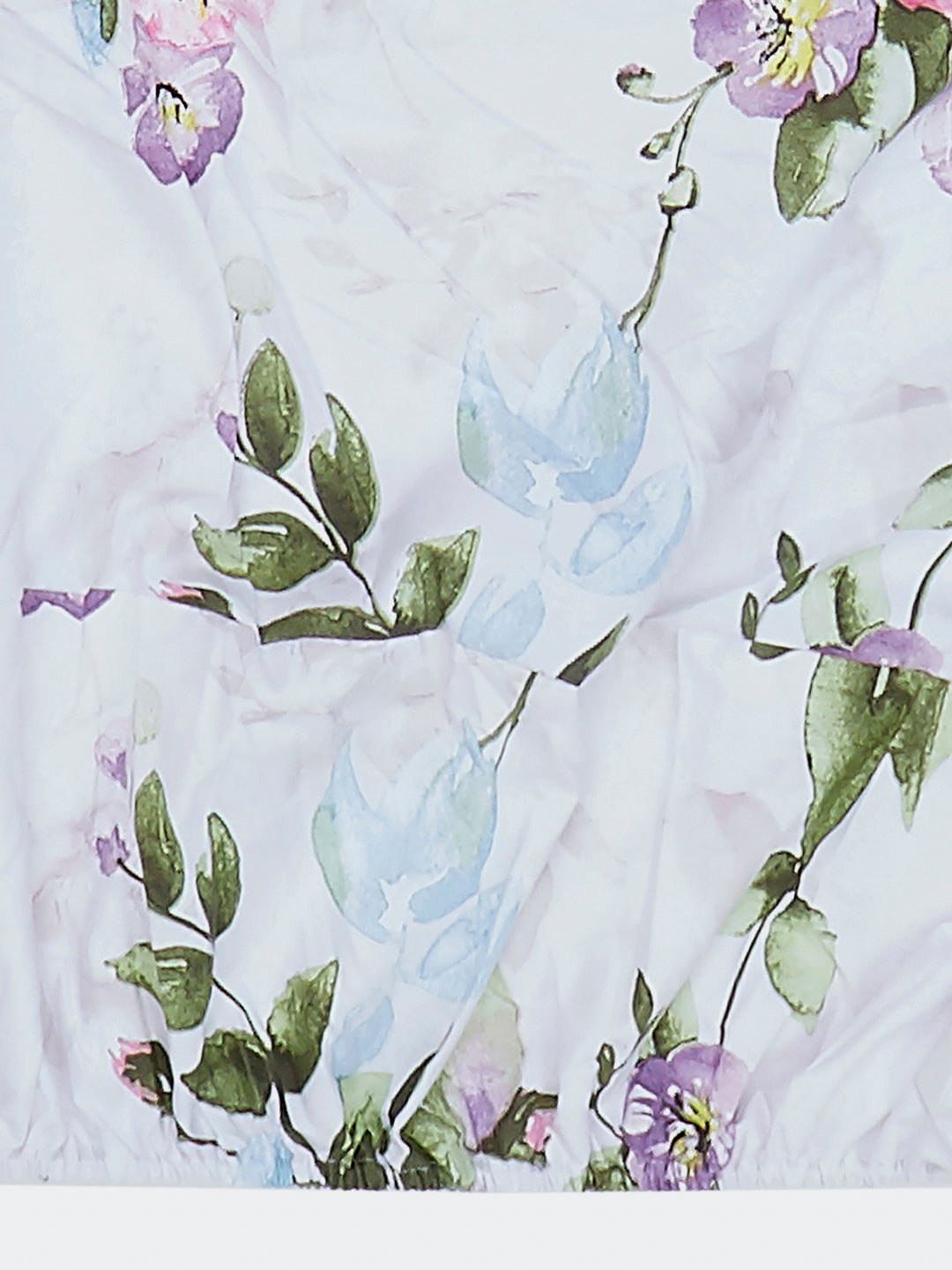 130 GSM Polyester King Size 1 Bedsheet with 2 Pillow Covers (Stanley)