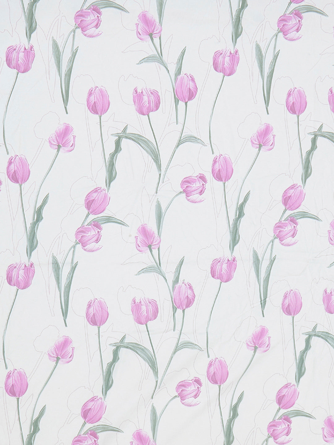 130 GSM Polyester King Size 1 Bedsheet with 2 Pillow Covers (Stanley)