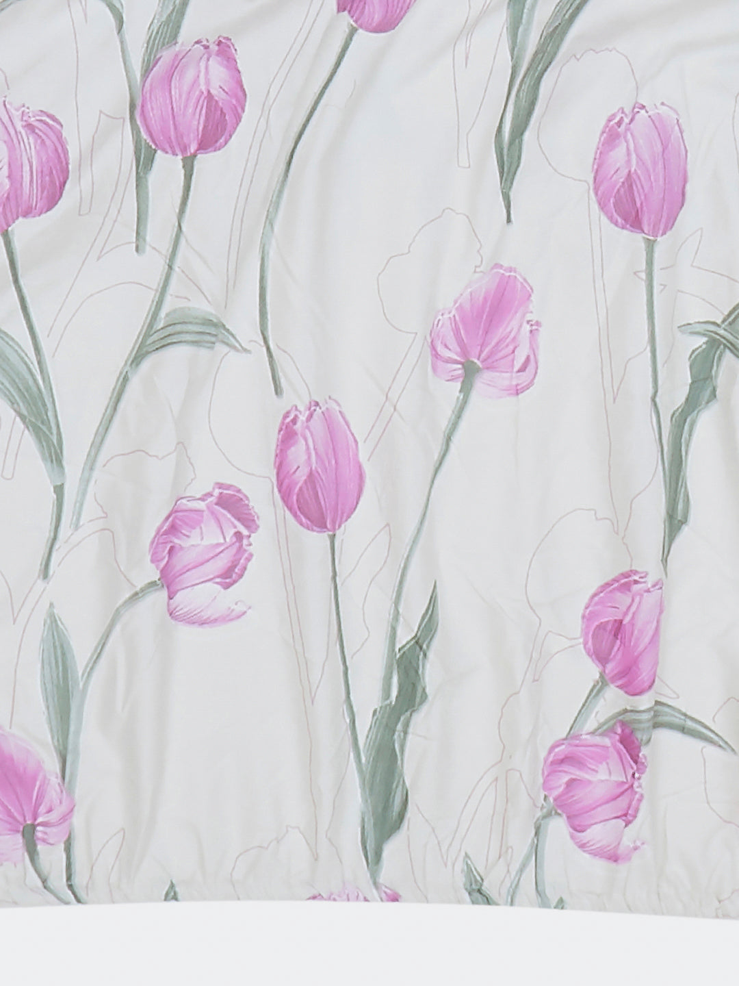 130 GSM Polyester King Size 1 Bedsheet with 2 Pillow Covers (Stanley)