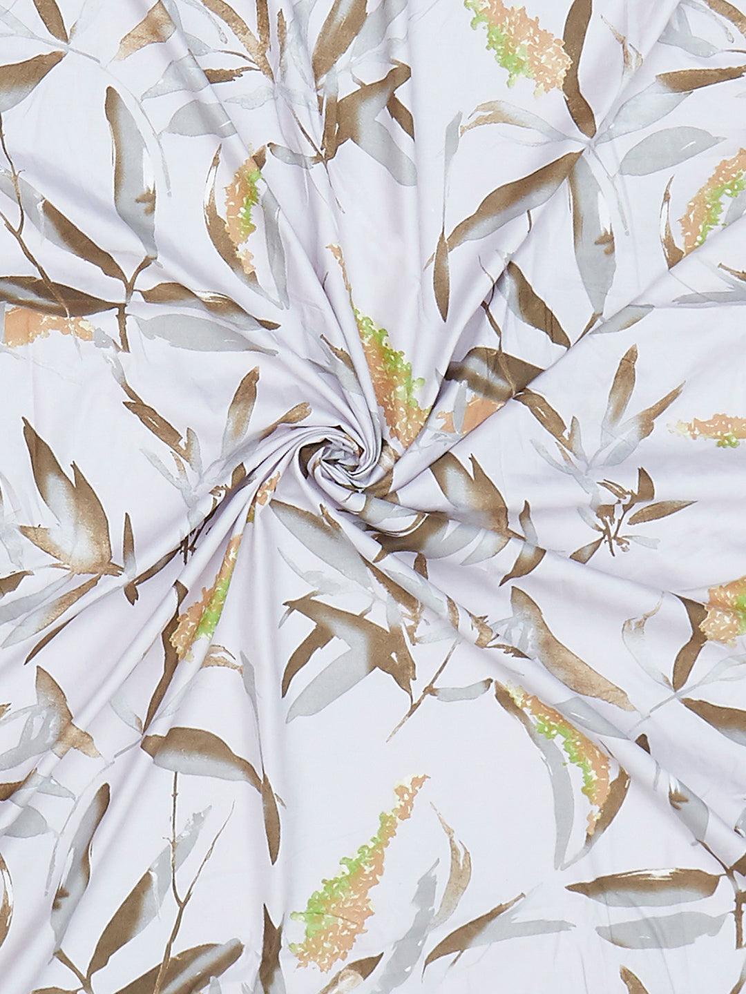 130 GSM Polyester King Size 1 Bedsheet with 2 Pillow Covers (Stanley)