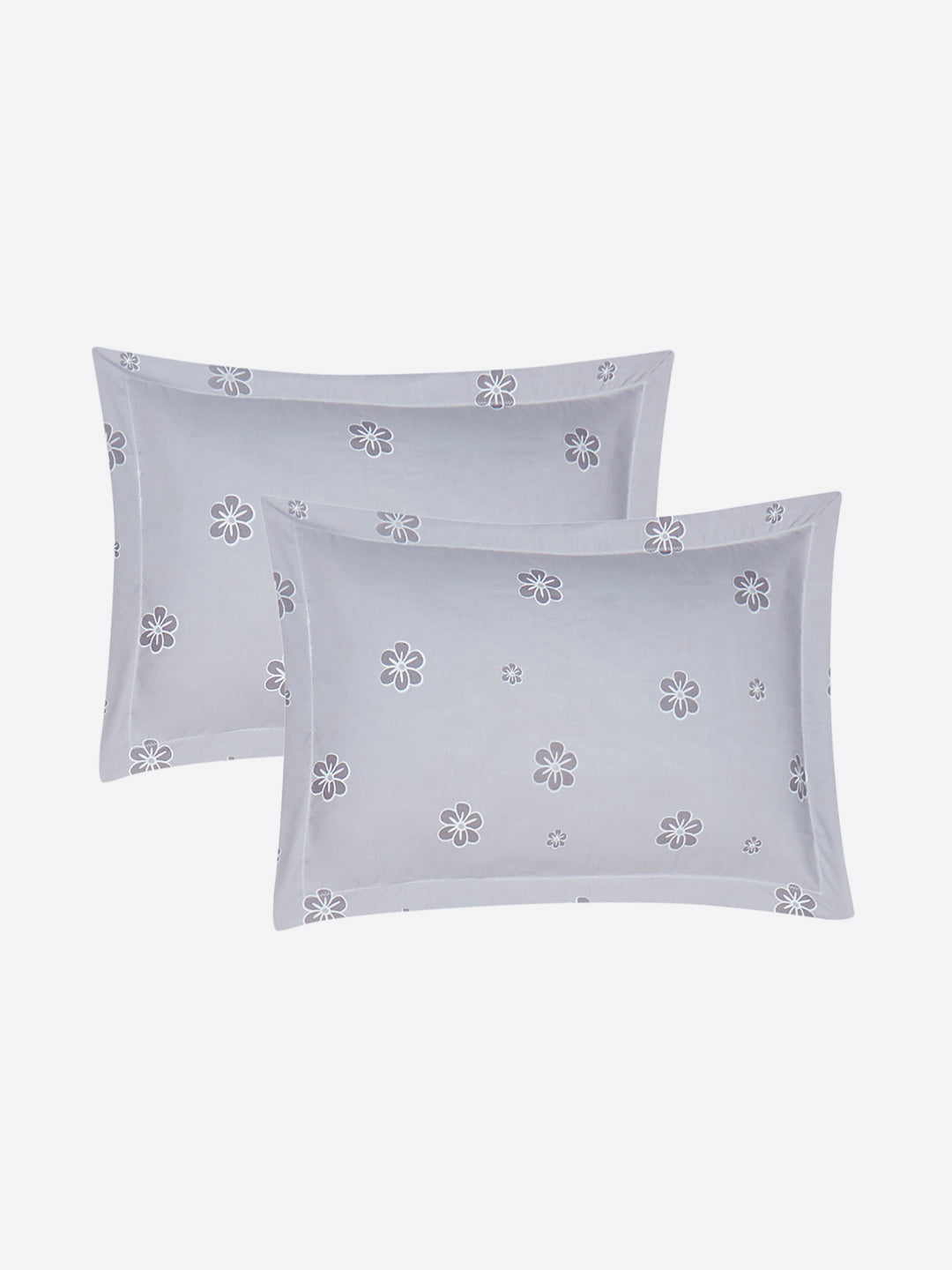 130 GSM Polyester King Size 1 Bedsheet with 2 Pillow Covers (Stanley)