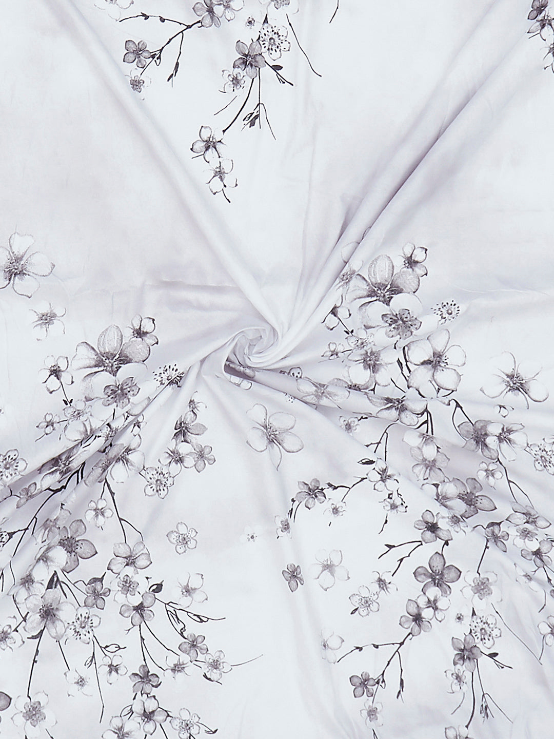 130 GSM Polyester King Size 1 Bedsheet with 2 Pillow Covers (Stanley)