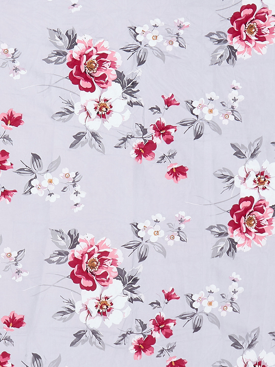 130 GSM Polyester King Size 1 Bedsheet with 2 Pillow Covers (Stanley)