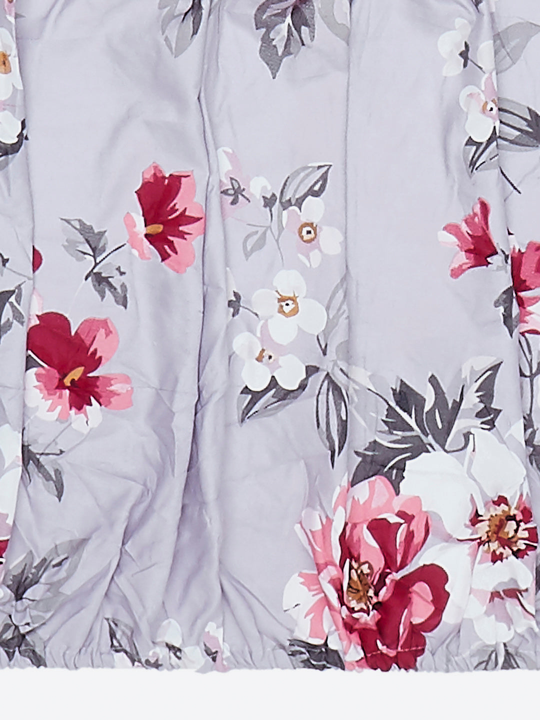 130 GSM Polyester King Size 1 Bedsheet with 2 Pillow Covers (Stanley)