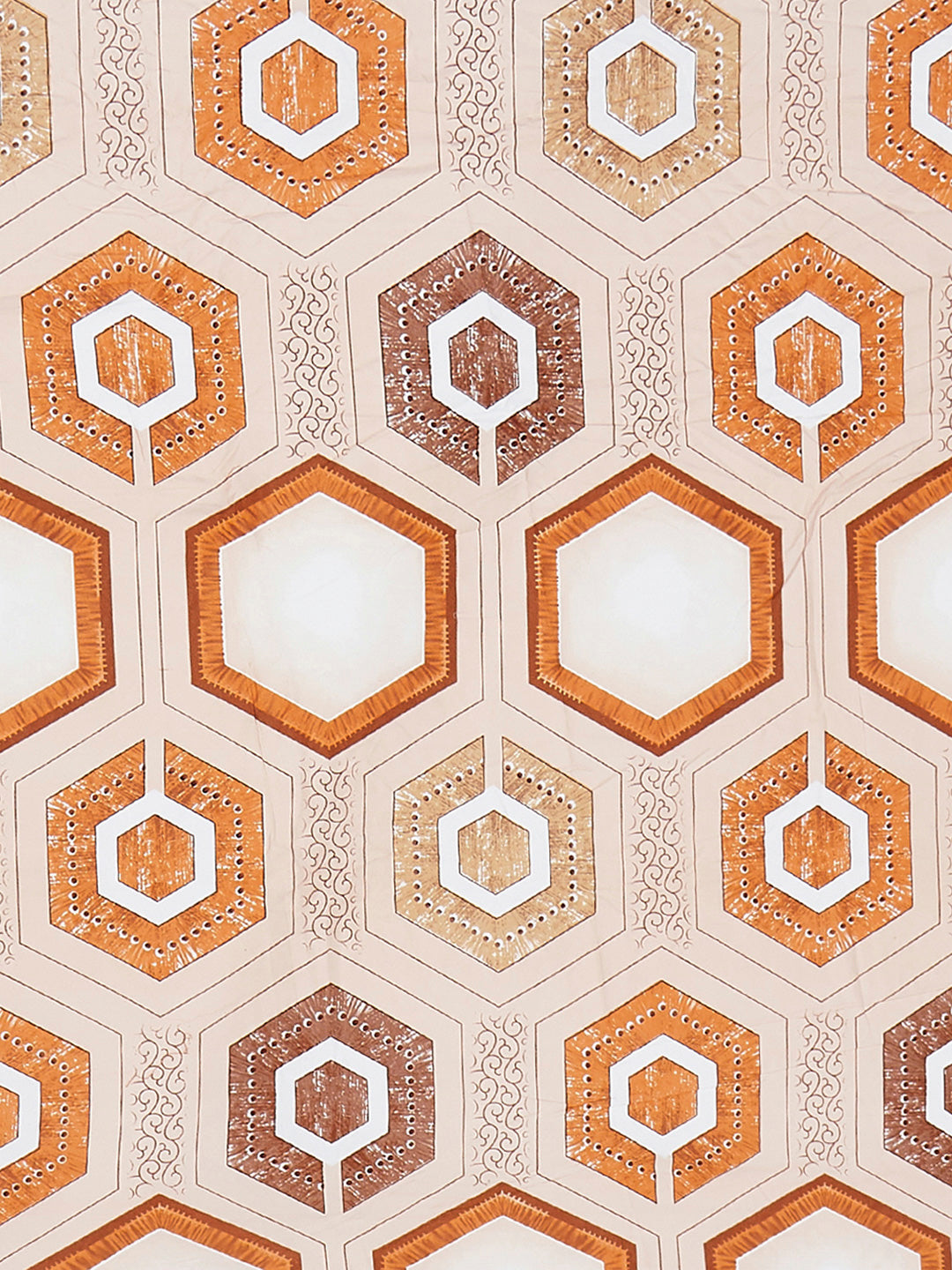 130 GSM Polyester King Size 1 Bedsheet with 2 Pillow Covers (Stanley)