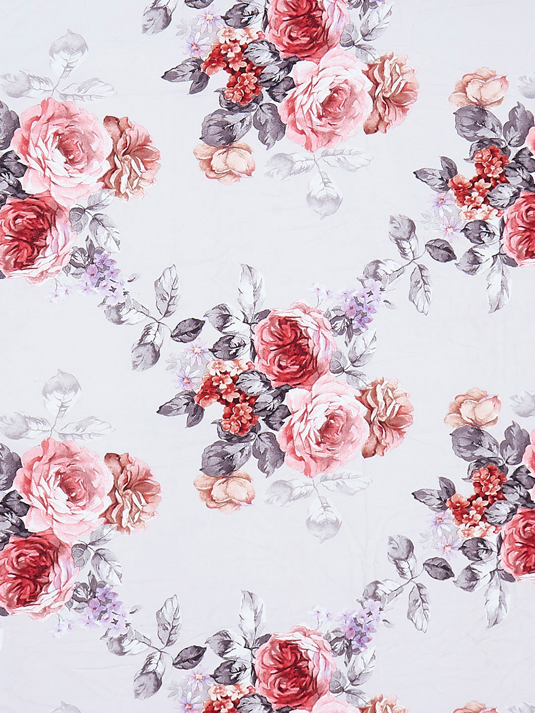 130 GSM Polyester King Size 1 Bedsheet with 2 Pillow Covers (Stanley)