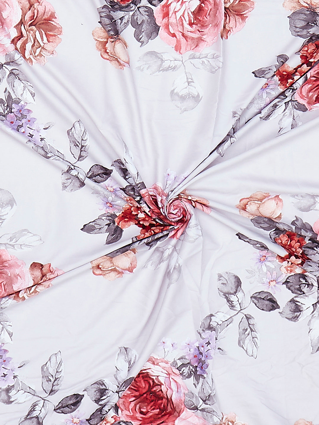 130 GSM Polyester King Size 1 Bedsheet with 2 Pillow Covers (Stanley)