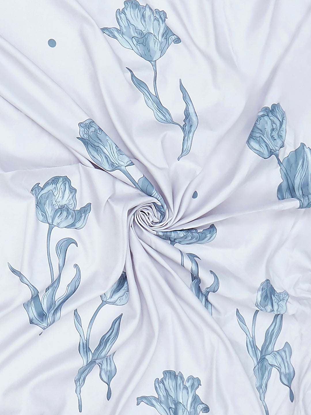 130 GSM Polyester King Size 1 Bedsheet with 2 Pillow Covers (Stanley)