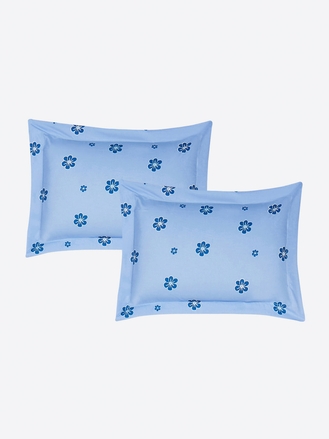 130 GSM Polyester King Size 1 Bedsheet with 2 Pillow Covers (Stanley)