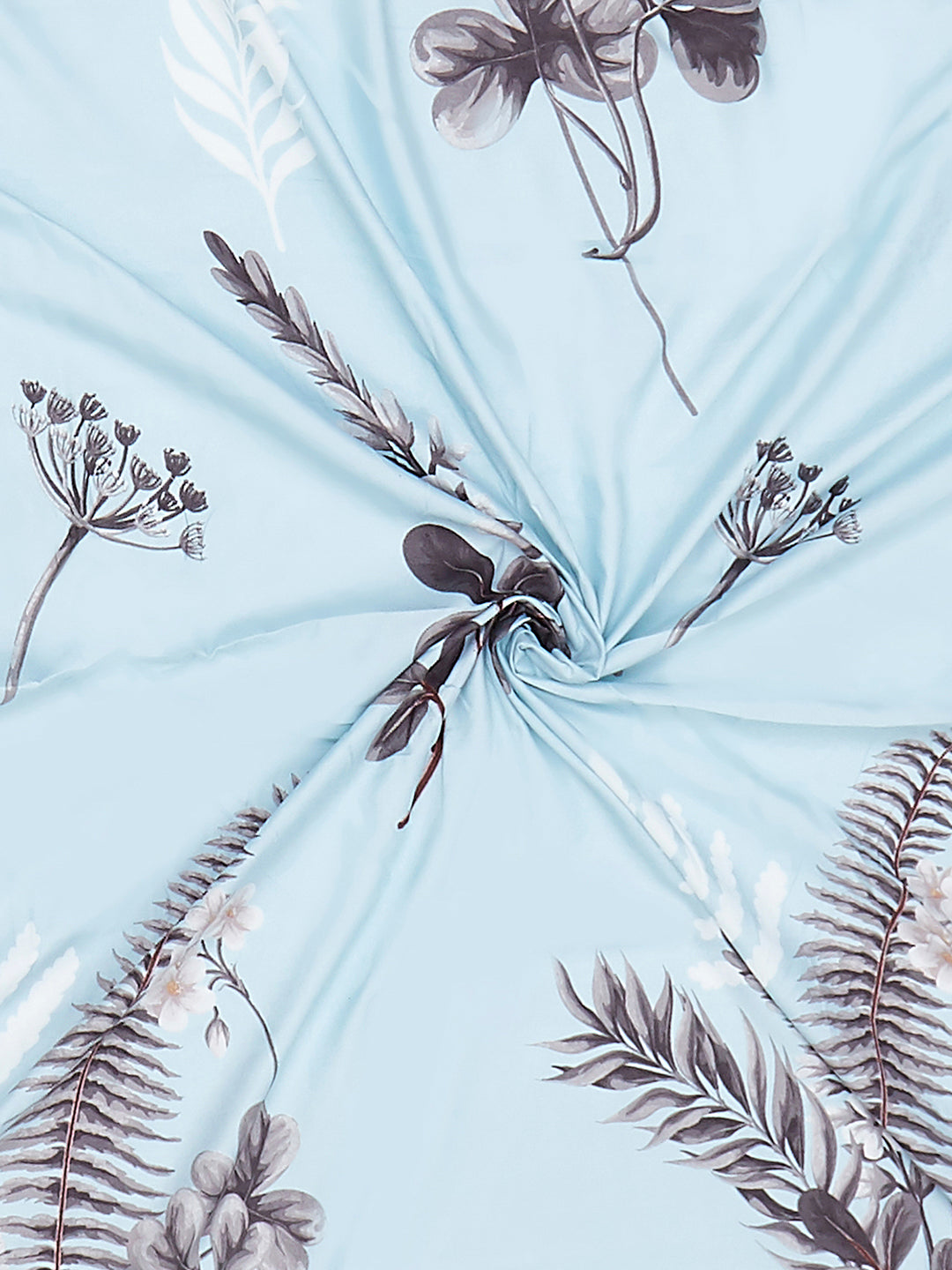 130 GSM Polyester King Size 1 Bedsheet with 2 Pillow Covers (Stanley)