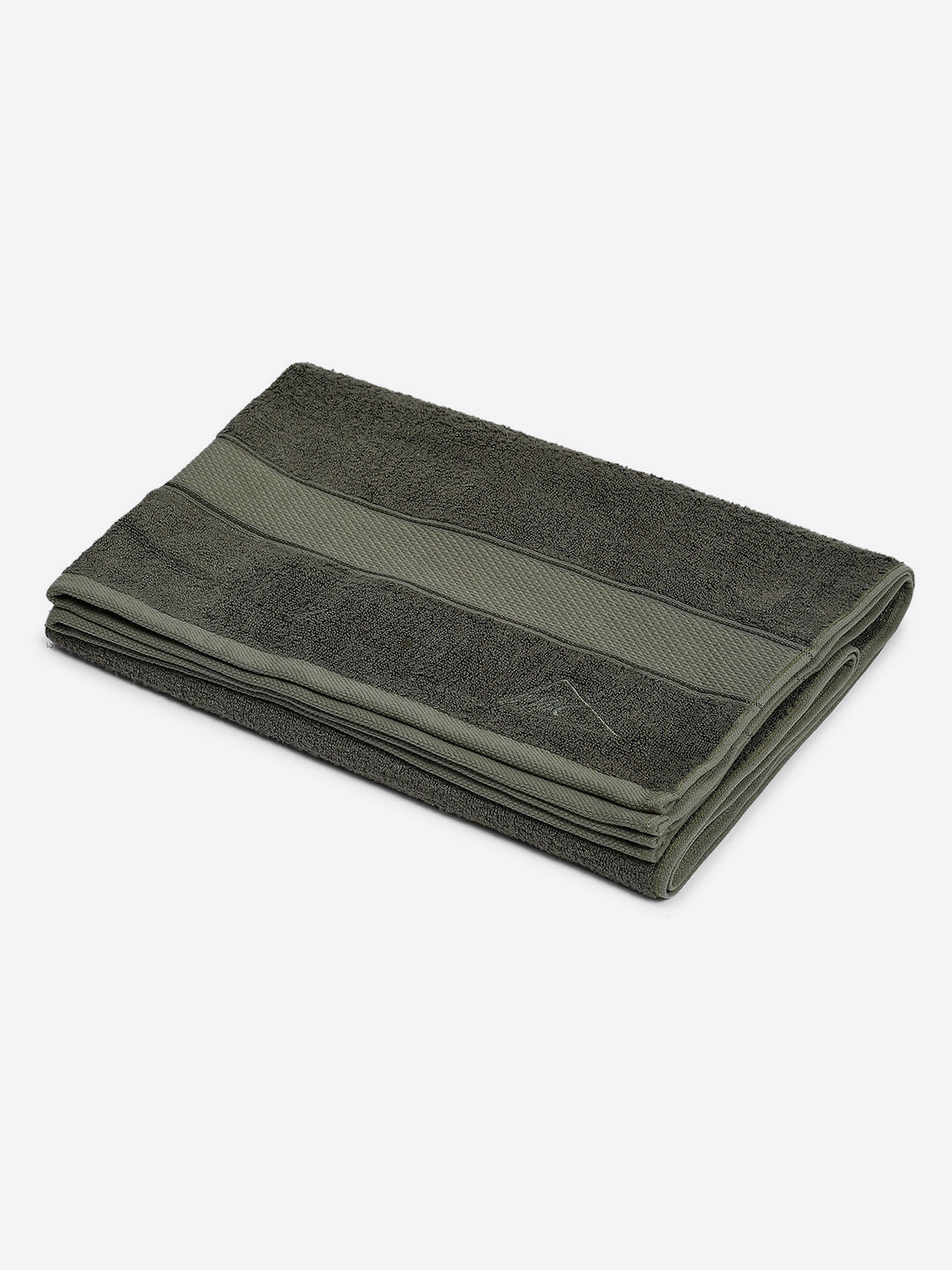 Olive Bamboo Solid 600 GSM Bath Towel (Bamboo)