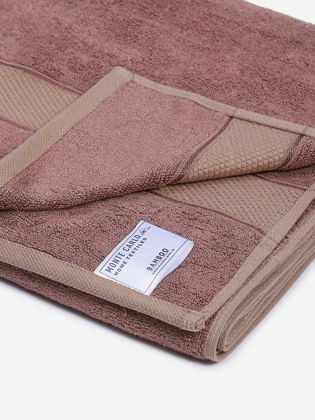 Mauve Bamboo Solid 600 GSM Bath Towel (Bamboo)