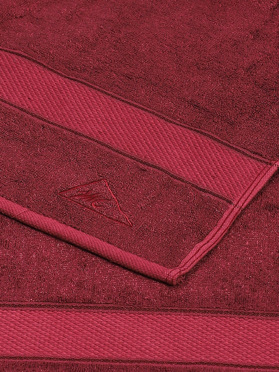 Maroon Bamboo Solid 600 GSM Bath Towel (Bamboo)