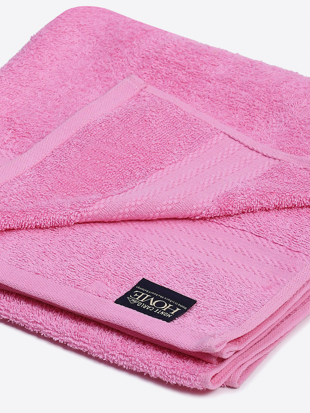 Magenta Cotton Solid 400 GSM Bath Towel (Jazz)
