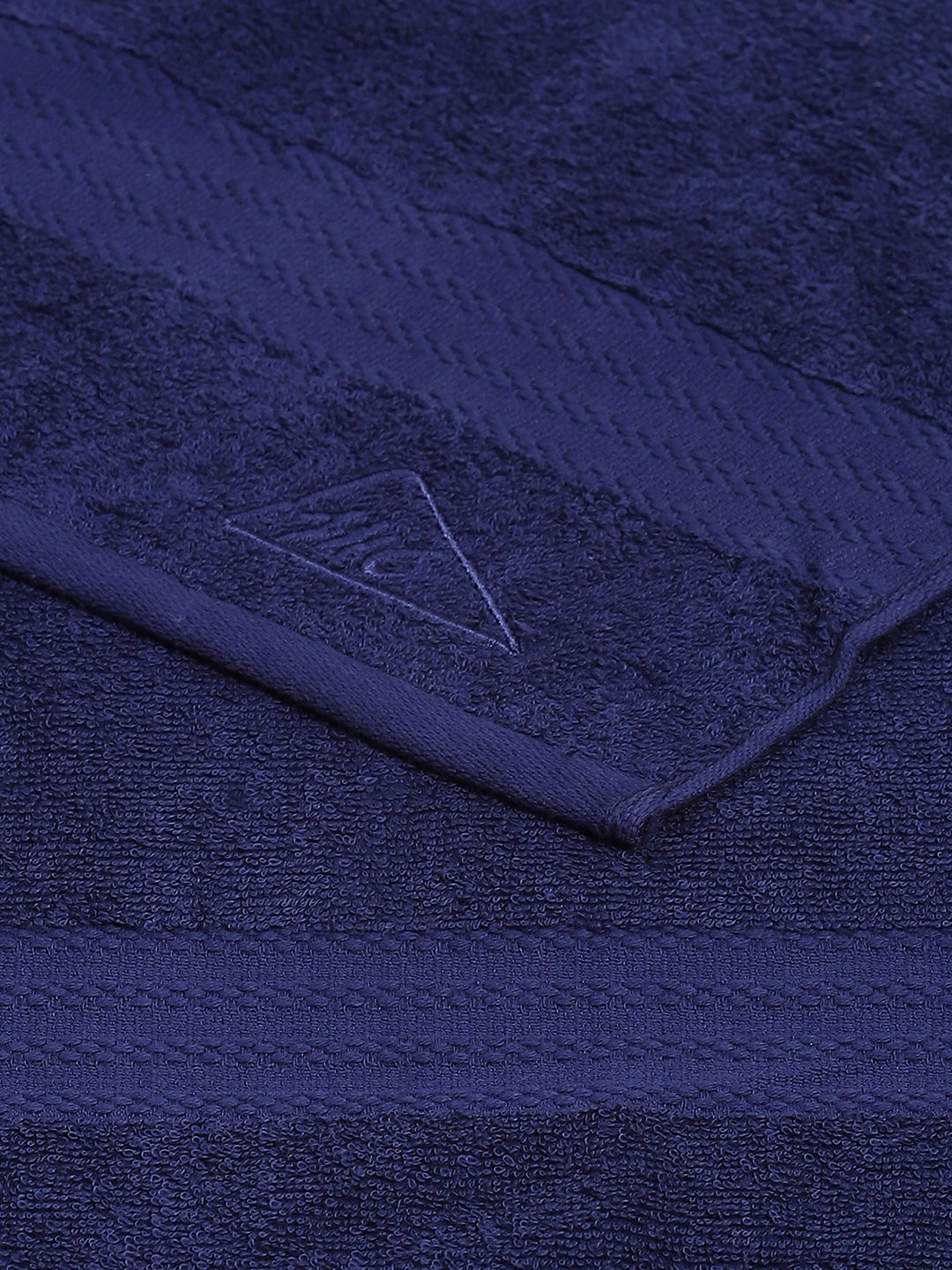 Royal Blue Cotton Solid 400 GSM Bath Towel (Jazz)