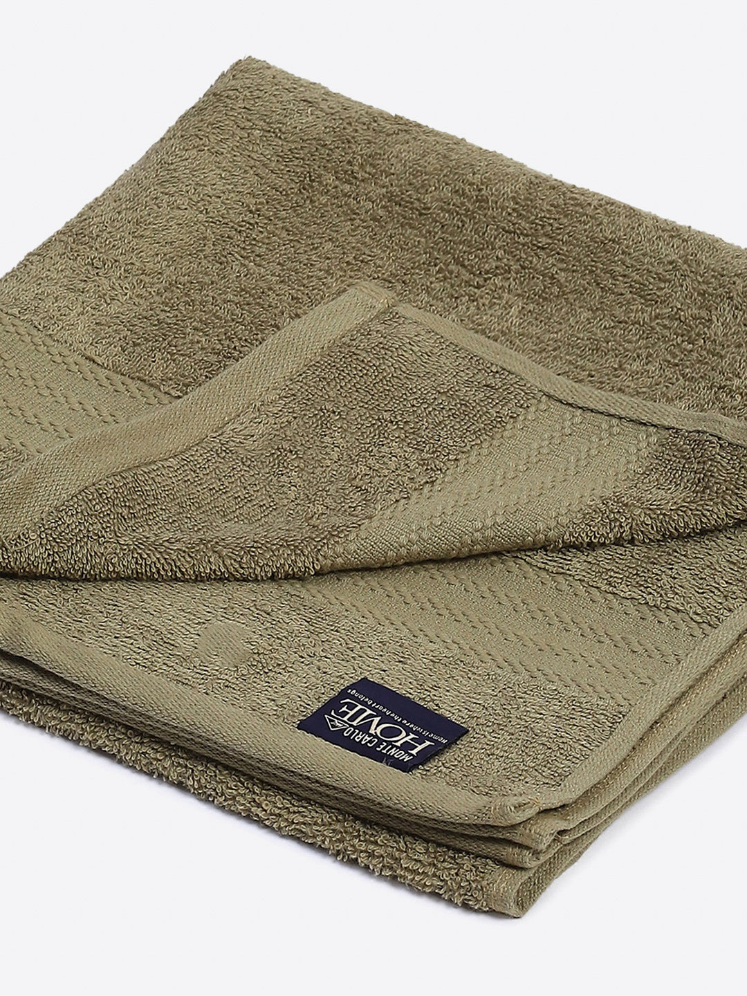 Olive Cotton Solid 400 GSM Bath Towel (Jazz)