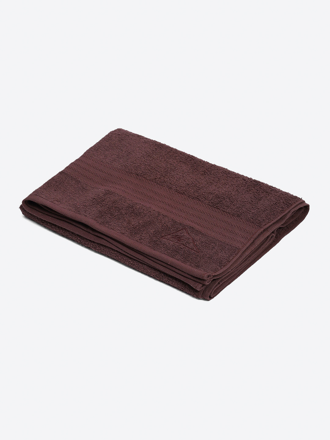 Brown Cotton Solid 400 GSM Bath Towel (Jazz)