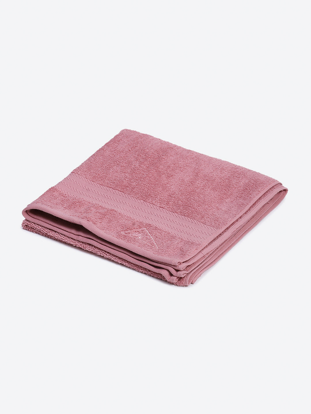 Light Pink Cotton Solid 400 GSM Bath Towel (Jazz)