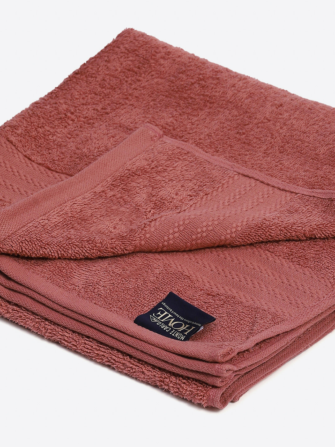 Mauve Cotton Solid 400 GSM Bath Towel (Jazz)