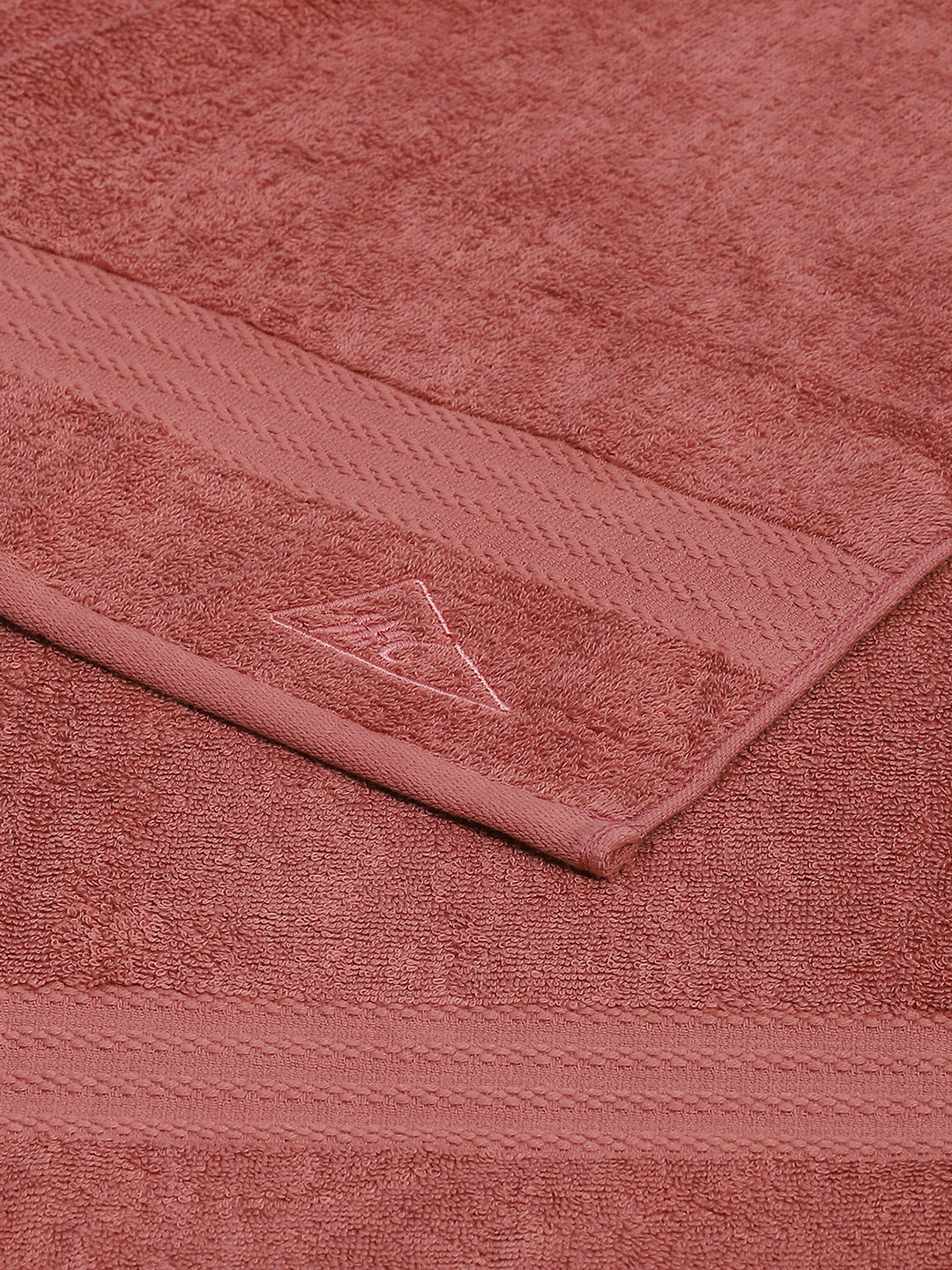 Mauve Cotton Solid 400 GSM Bath Towel (Jazz)