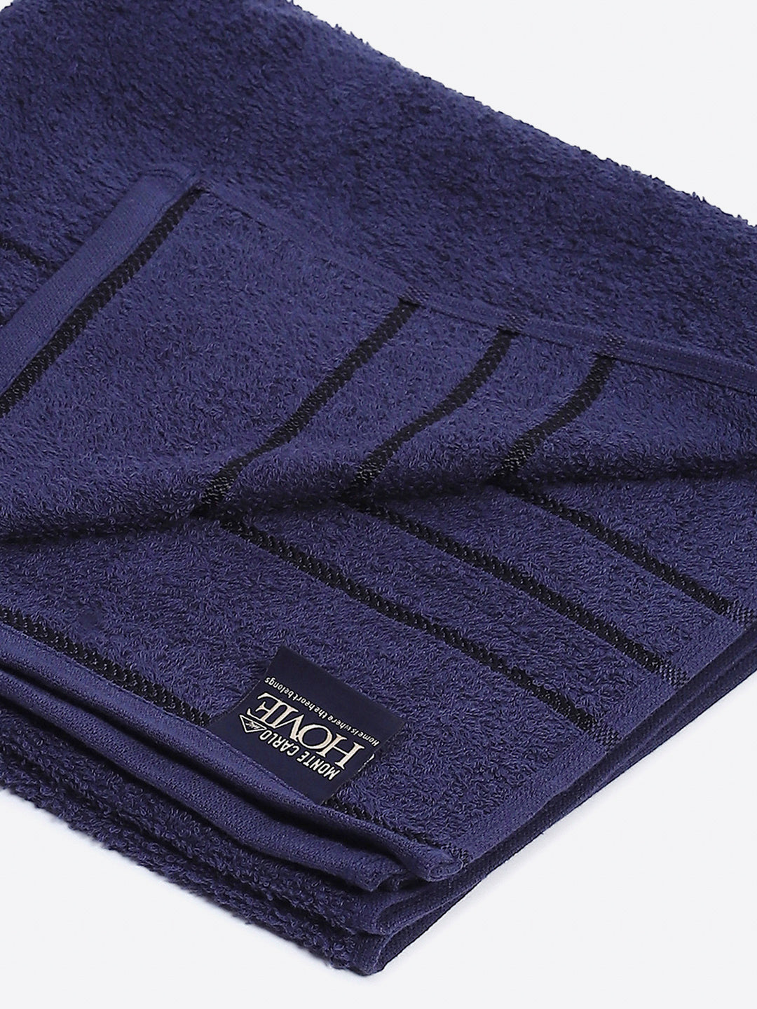 Purple Cotton Solid 350 GSM Bath Towel (Soho)