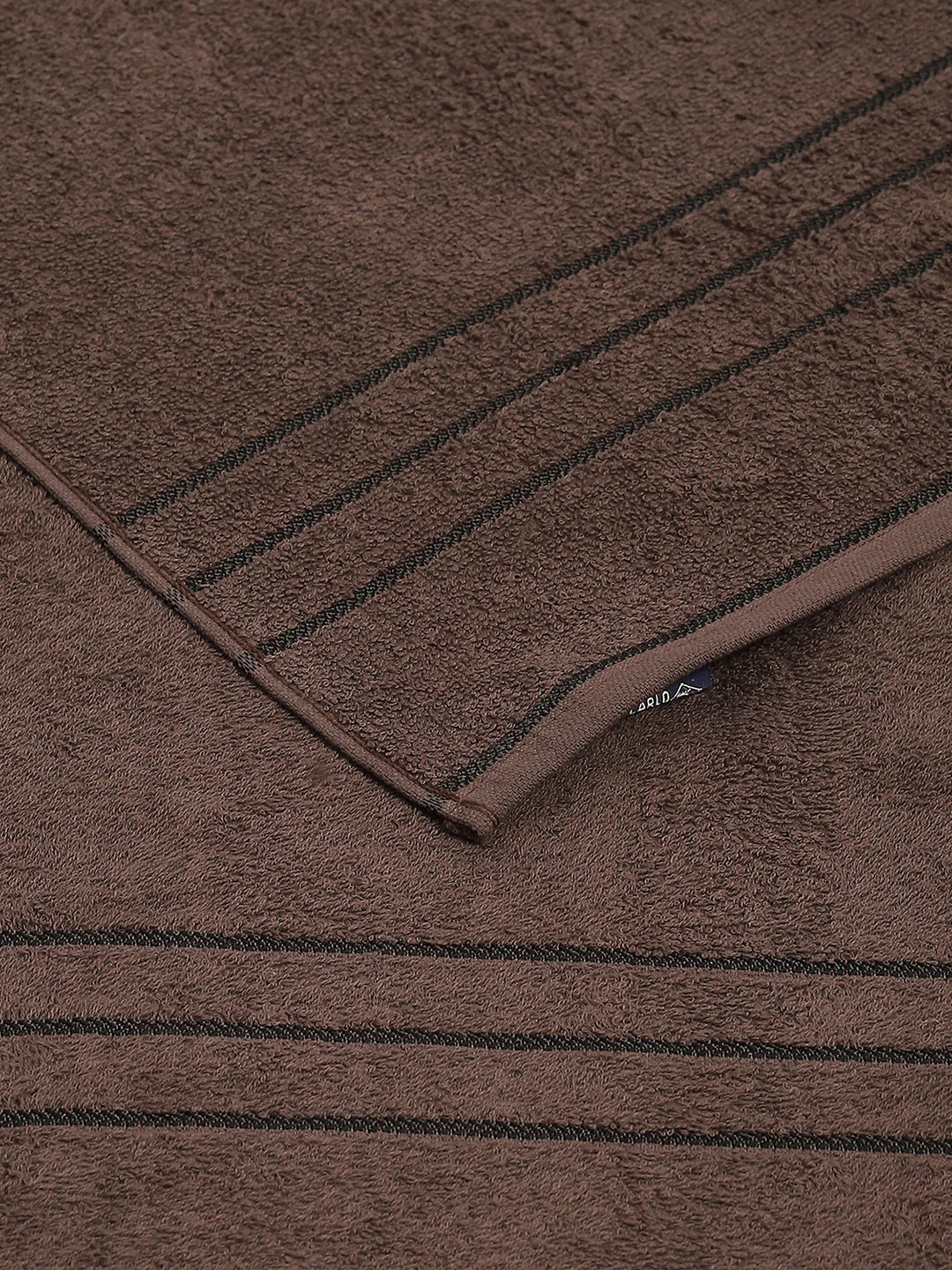 Brown Cotton Solid 350 GSM Bath Towel (Soho)