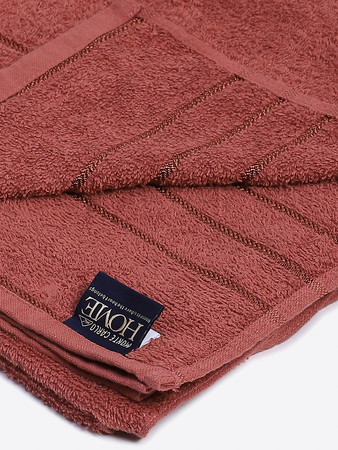 Mauve Cotton Solid 350 GSM Bath Towel (Soho)
